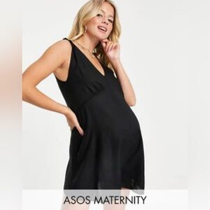 ASOS Maternity Black Sleeveless Romper